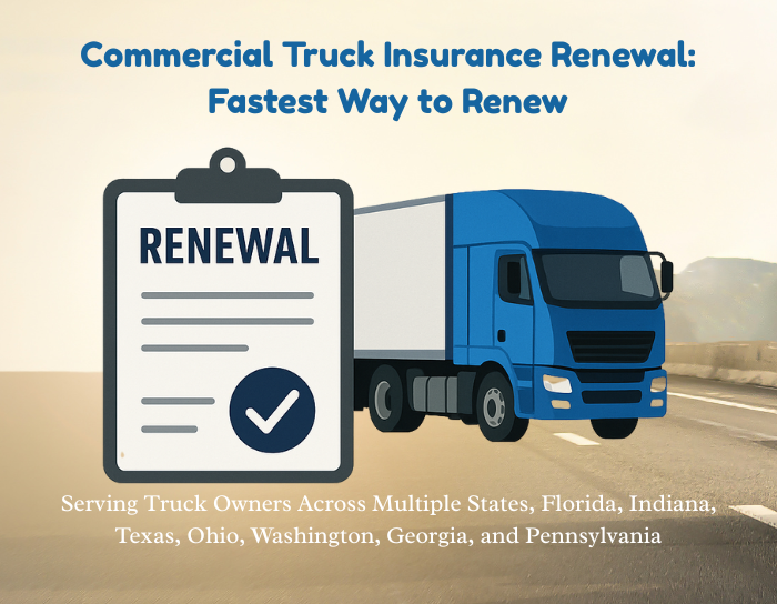 Commercial Truck Insurance Renewal: Fastest Way to Renew